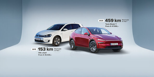 VW Golf, Tesla Model Y