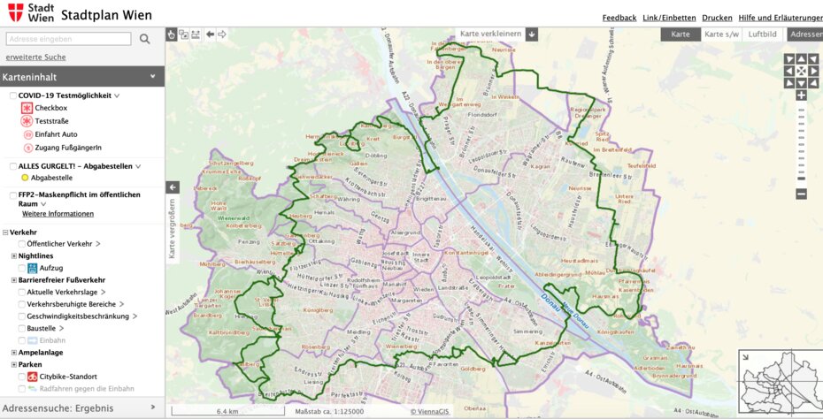 Karte Rundumadum-Weg