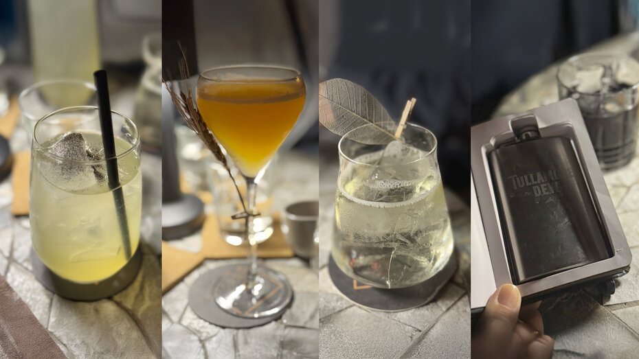 Vier sehr gute Cocktails.