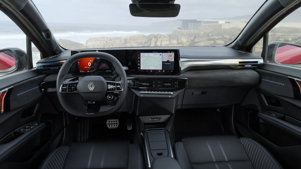 Das Cockpit eines Renaults.