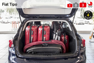 Fiat Tipo: Kofferraumvolumen, Kofferraum Maße (alle Modelle)