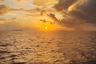 Malediven Sonnenuntergang