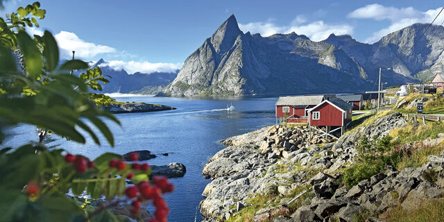 Blick auf Reine, Lofoten