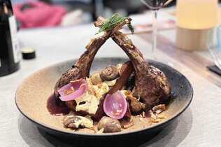 Lamp Chops  schön angerichtet. 