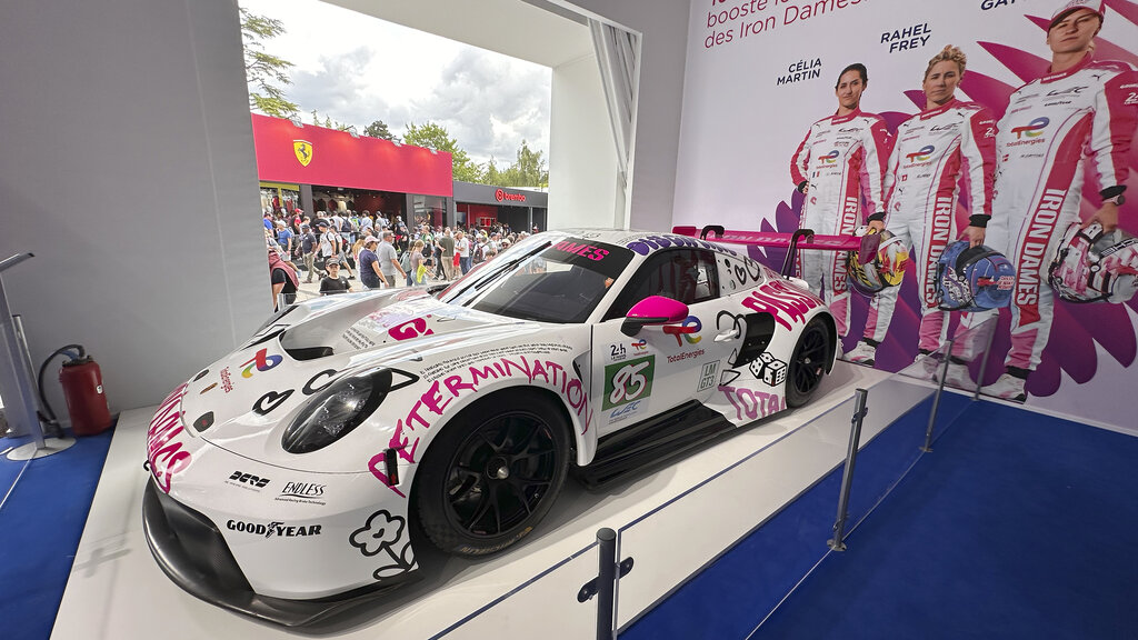 Der Porsche von den Iron Dames.