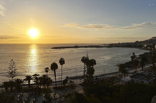 Sonnenuntergang am Strand