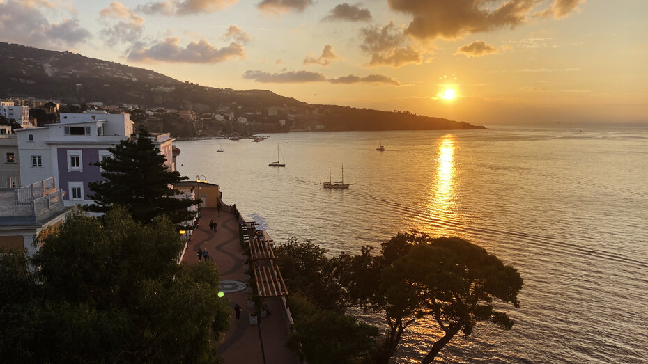 Abschied von Sorrent und Kampanien