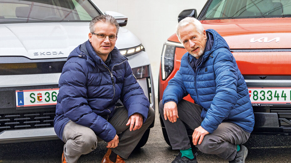 Das Test-Team: Christian Stich (links) und Günter Rauecker.