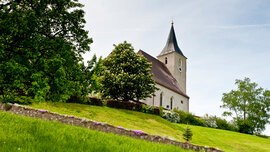 Die Kirche von Sankt Michael am Bruckbach