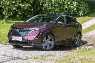 Nissan Ariya stehend