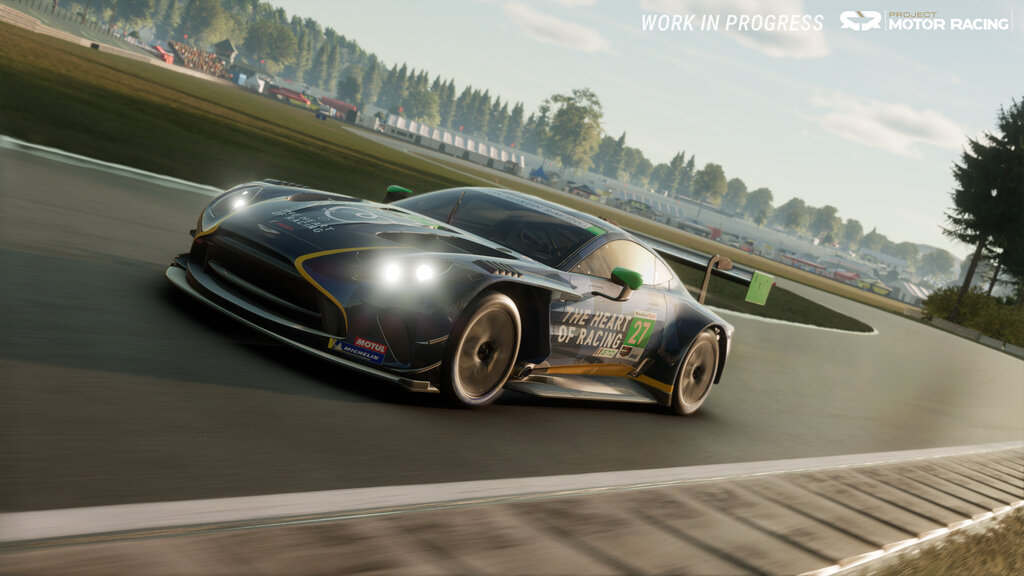 Screenshot aus Projekt Motor Racing.