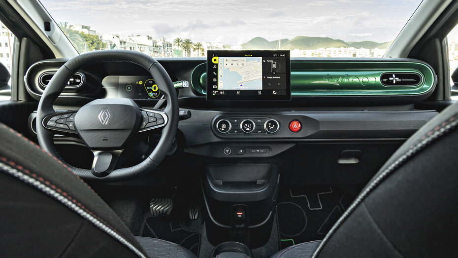 Innenraum eines Renault Twingo 2026.