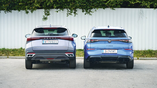 Omoda 5 und VW T-Roc