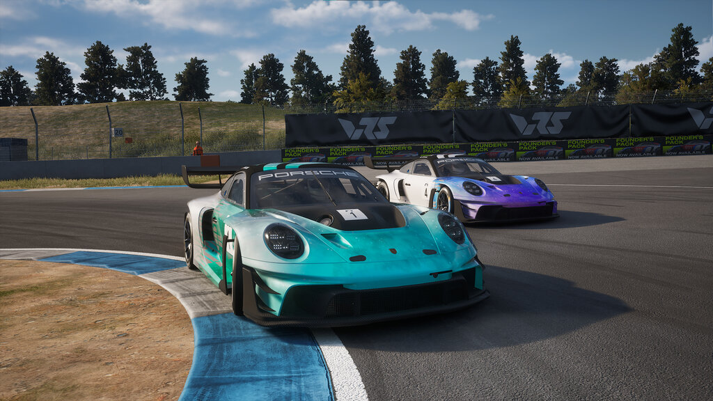 Screenshot aus dem Spiel Rennsport.