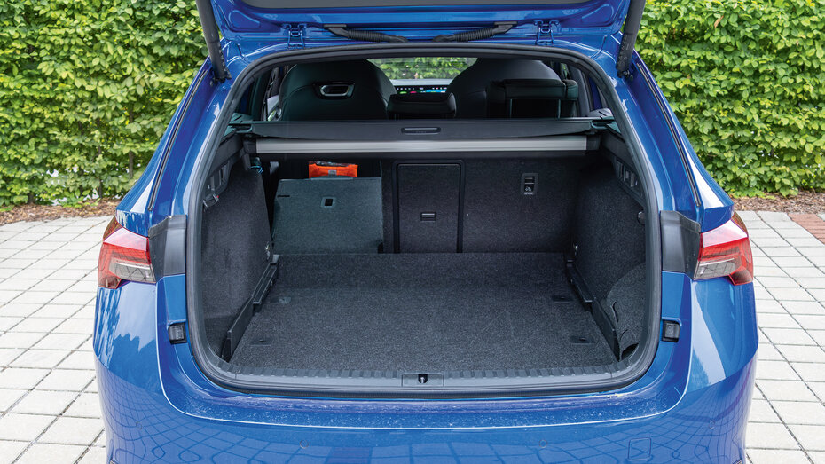 Skoda Octavia blau Kofferraum