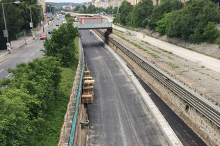 auto touring faehrt U4 Baustelle_4155.JPG