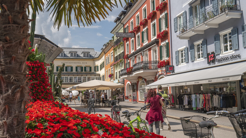 Innenstadt Lienz im Sommer.