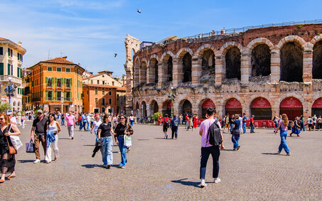 Stadtansicht von Verona in Italien