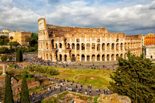 Stadtansicht von Rom in Italien