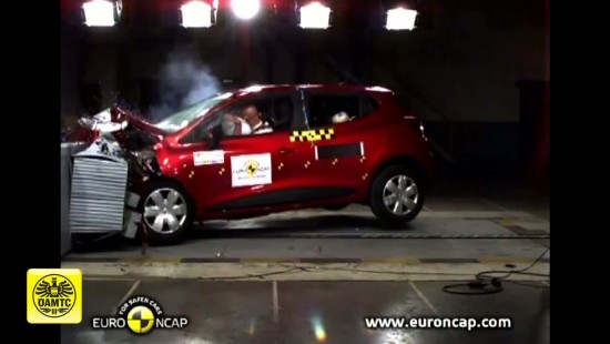 Crashtest Renault Clio 2012