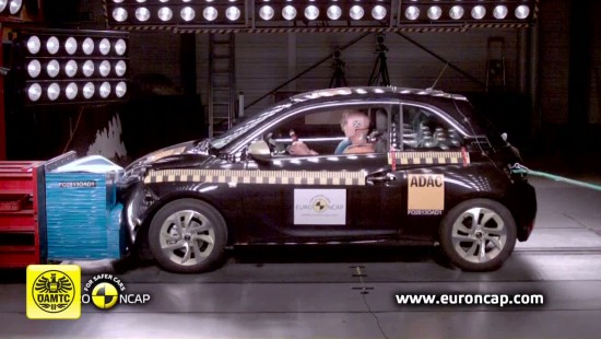 Crashtest Opel Adam 2013