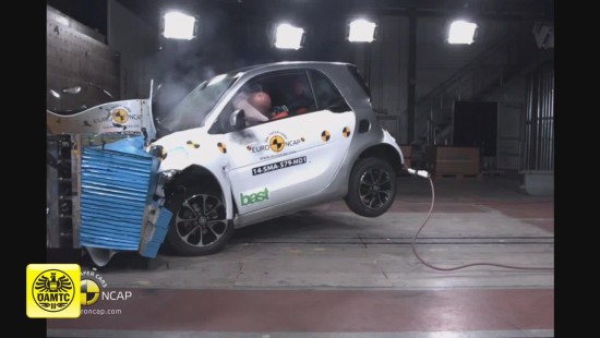 Crashtest smart fortwo 2014