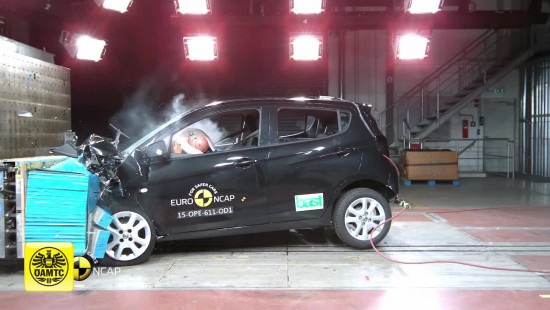 Crashtest Opel Karl 2015