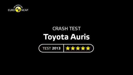 Crashtest Toyota Auris 2013