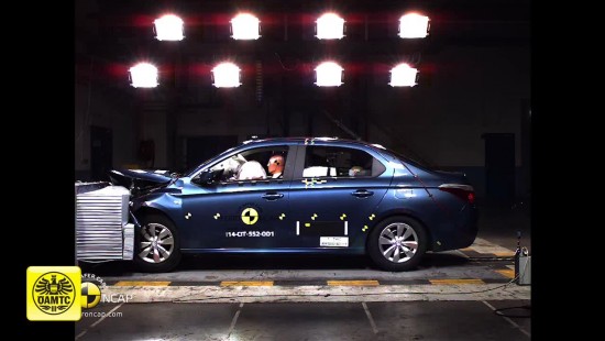 Crashtest Citroen C-Elysee 2014