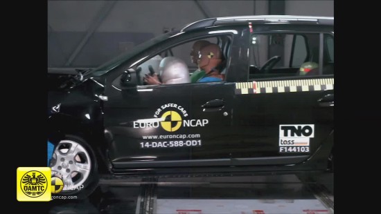 Crashtest Dacia Logan 2014