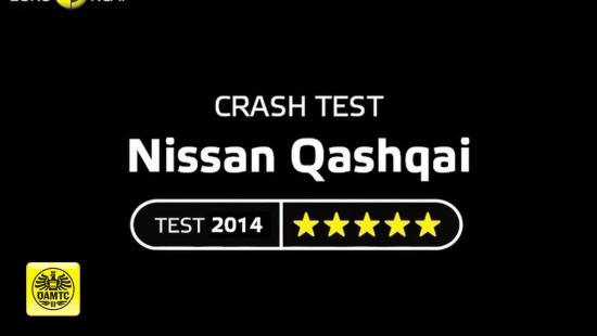 Crashtest Nissan Qashqai 2014