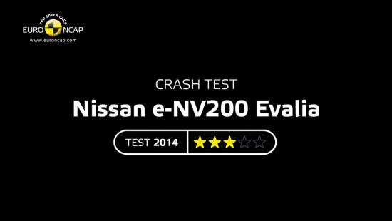 Crashtest Nissan e-NV200 Evalia