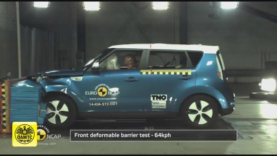 Crashtest Kia Soul EV 2014