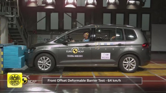 Crashtest VW Touran 2015