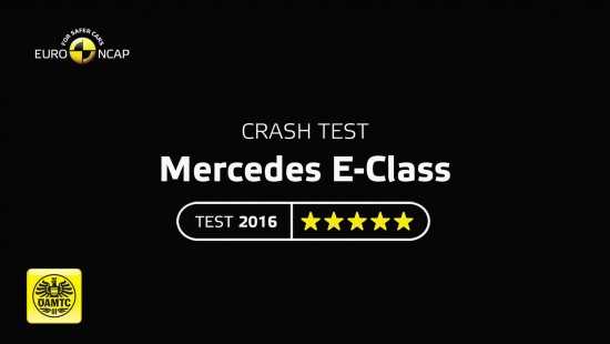 Crashtest 2016 Mercedes E-Class