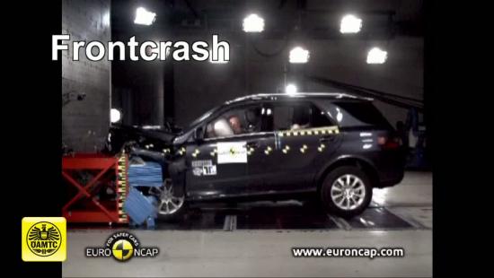 Crashtest Mercedes M-Klasse 2011