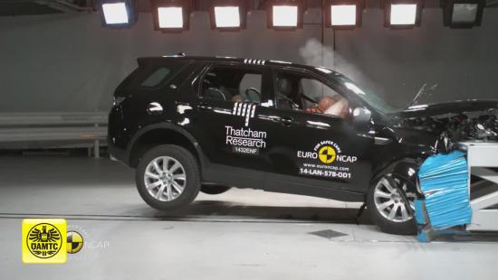 Crashtest Land Rover Discovery Sport 2014