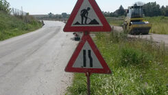 Baustelle Landesstraße