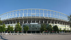 großes Fußballstadium