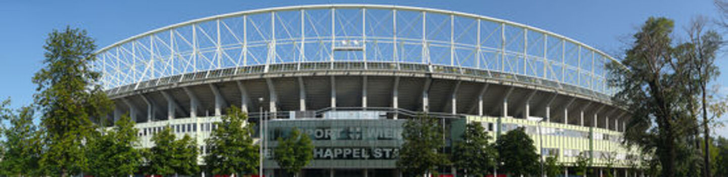 großes Fußballstadium