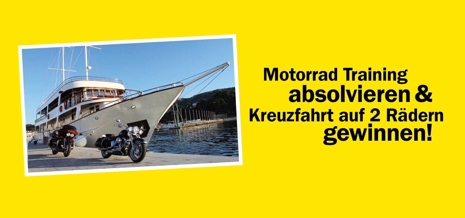 Kreuzfahrt auf 2 Rädern