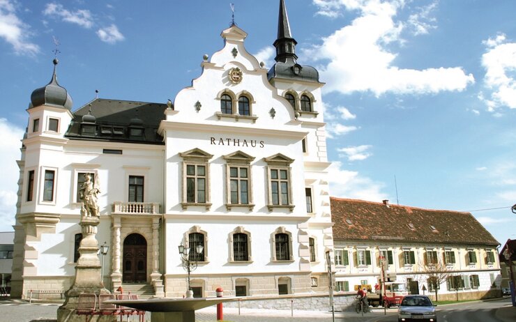 Das Rathaus in Gleisdorf.