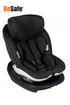Schwarzer Kindersitz für ein Auto mit Isofix Befestigung, BeSafe.