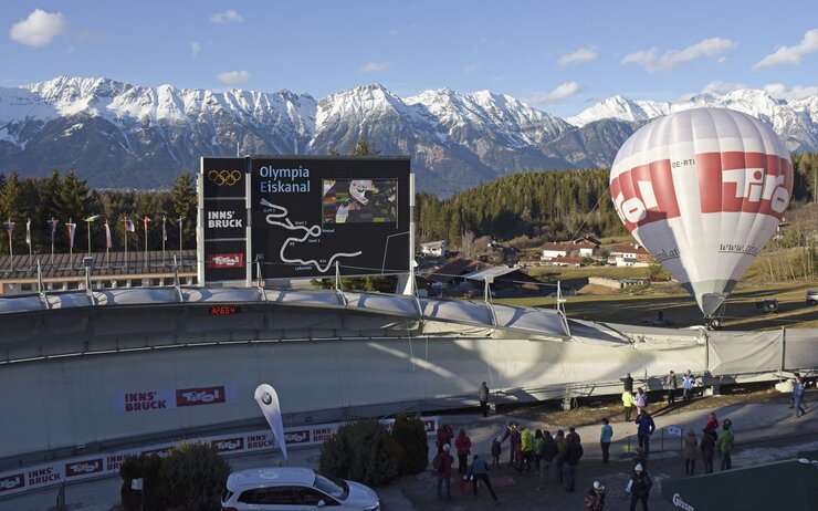 Ansicht Eiskanal Innsbruck Igls