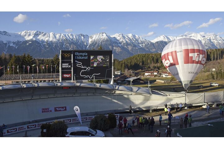 Ansicht Eiskanal Innsbruck Igls