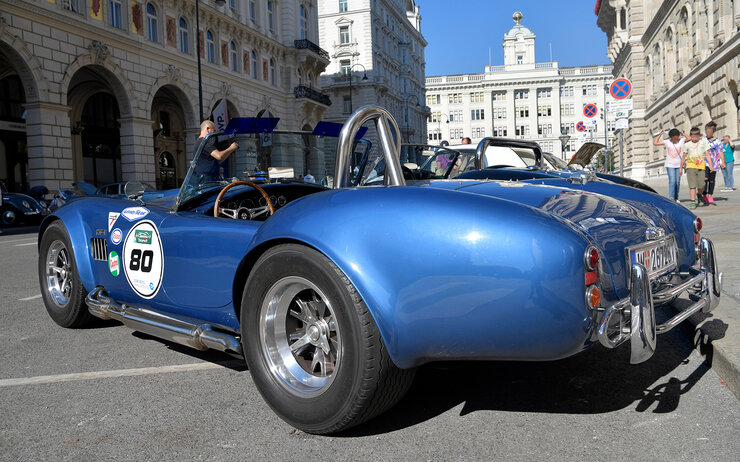 Vienna Classic Days Bild von einem Oldtimer.