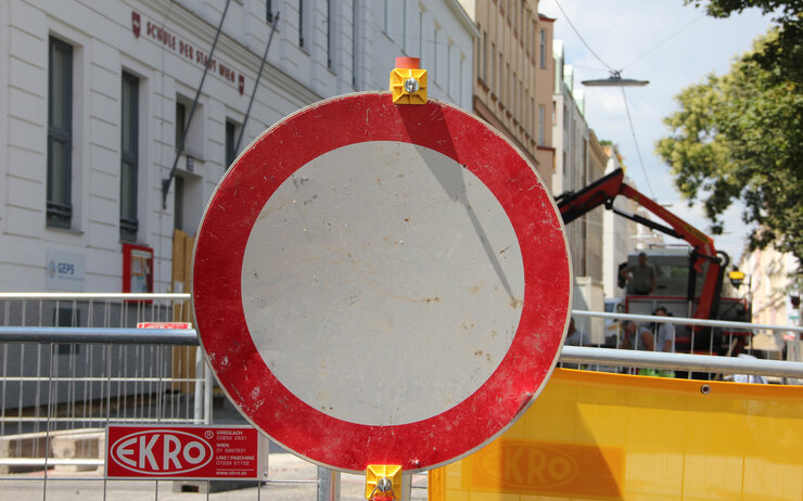 Abbildung von einem Sperrschild.