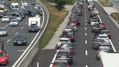 Stau auf A10
