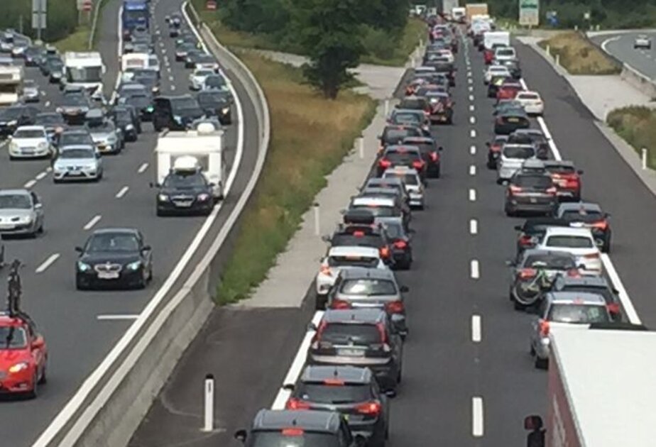 Kritische Staupunkte auf den Nord-Süd-Achsen