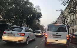 Stau in der Innenstadt